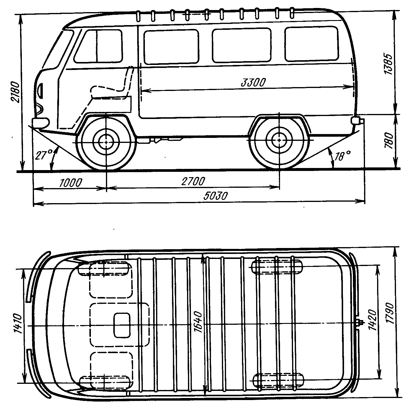 Раф 2203 чертеж