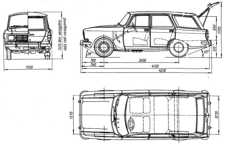 Чертежи советских автомобилей