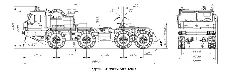 Камаз 6350 чертежи