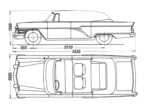 Газ 13 схема. ГАЗ 13 Чайка чертеж. ГАЗ 13 Чайка габариты. Габариты ГАЗ 14 Чайка. ЗИЛ 114 габариты.