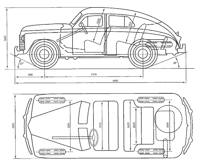 Чертеж газ. Габариты ГАЗ м20 победа. ГАЗ м20 победа чертежи. ГАЗ м20 победа чертёж кузова. Чертежи кузова ГАЗ м21 победа.
